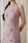 HAYZEE HALTER NECK DRESS (PINK)