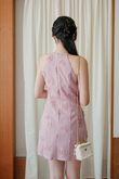 HAYZEE HALTER NECK DRESS (PINK)