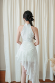 AIRI ASYMMETRICAL CHEONGSAM (WHITE)