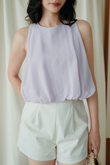 PARRIS BALLOON TOP (LIGHT PURPLE)