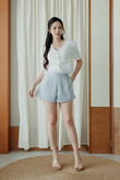 AVIN HIGH WAISTED SHORTS (LIGHT BLUE)