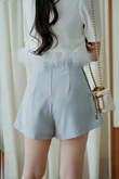 AVIN HIGH WAISTED SHORTS (LIGHT BLUE)