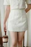 MITTY HIGH WAISTED SKORTS (CREAM FLORAL)