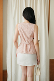 BRAELYN BUTTON VEST TOP (PINK)