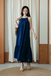 IDALIA HALTER NECK TIERED DRESS (BLUE)