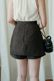 BEAU HIGH WAISTED SHORTS (BROWN)