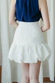 SIA HIGH WAISTED BALLOON SKORT (WHITE)