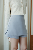 BEAU HIGH WAISTED SHORTS (LIGHT BLUE)