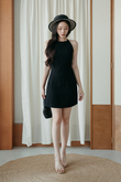 HAYZEE HALTER NECK DRESS (BLACK1)