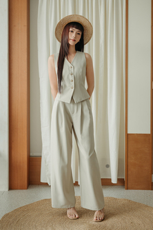 FELIS HIGH WAISTED PANTS (KHAKI)