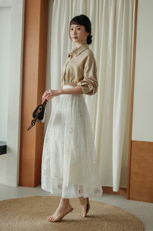 HETTY HIGH WAISTED SKIRT (BUTTERFLY)