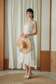 HANNE CAMI RUFFLES DRESS (FLORAL)