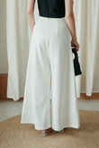 TECLA HIGH WAISTED PALAZZO (WHITE)
