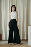 TECLA HIGH WAISTED PALAZZO (BLACK)