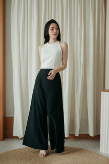 TECLA HIGH WAISTED PALAZZO (BLACK)