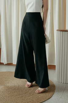 TECLA HIGH WAISTED PALAZZO (BLACK)