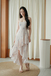 TIFFY CASCADING RUFFLES DRESS (FLORAL)