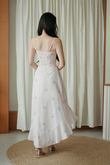 TIFFY CASCADING RUFFLES DRESS (FLORAL)