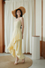 TIFFY CASCADING RUFFLES DRESS (YELLOW)