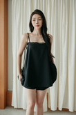 MANON FLARE CAMI TOP (BLACK)