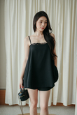 MANON FLARE CAMI TOP (BLACK)