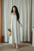 SAMMY LOOSE CAMISOLE DRESS (CREAM)