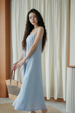 SAMMY LOOSE CAMISOLE DRESS (BLUE STRIPE)