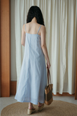 SAMMY LOOSE CAMISOLE DRESS (BLUE STRIPE)