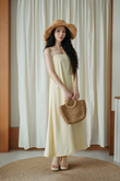 SAMMY LOOSE CAMISOLE DRESS (LIGHT YELLOW)