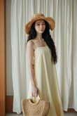 SAMMY LOOSE CAMISOLE DRESS (LIGHT YELLOW)