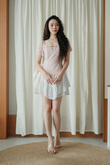 IRELYNN RIBBON TOP (PINK)