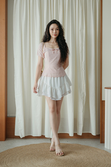 IRELYNN RIBBON TOP (PINK)