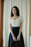 IRELYNN RIBBON TOP (CREAM)