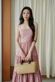 SHANTELLE CAMI TIERED DRESS (PINK) 