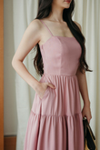 SHANTELLE CAMI TIERED DRESS (PINK) 