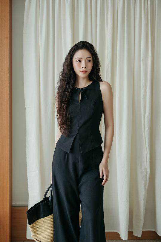 VESPER RIBBON TOP (BLACK) VESPER RIBBON TOP (BLACK)