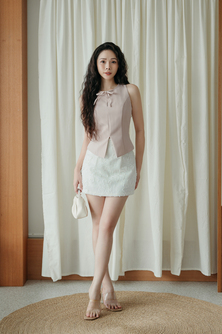 VESPER RIBBON TOP (PINK)