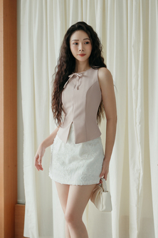 VESPER RIBBON TOP (PINK)