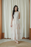 KATY ROUND NECK TIERED DRESS (FLORAL) KATY ROUND NECK TIERED DRESS (FLORAL)