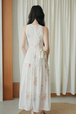 KATY ROUND NECK TIERED DRESS (FLORAL) KATY ROUND NECK TIERED DRESS (FLORAL)