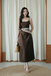BRITNEY CAMISOLE DRESS (BROWN) 