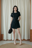 CARLYN CROSSOVER PLAYSUIT (BLACK) CARLYN CROSSOVER PLAYSUIT (BLACK)