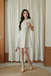 ASHER ROUND NECK MINI DRESS (BEIGE) 