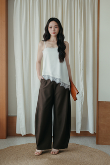 IRIS CAMI LACE TOP (WHITE)