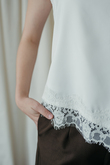 IRIS CAMI LACE TOP (WHITE)