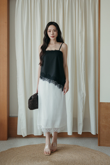 IRIS CAMI LACE TOP (BLACK)