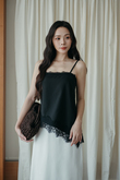 IRIS CAMI LACE TOP (BLACK)