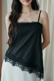 IRIS CAMI LACE TOP (BLACK)