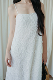 DAFFIE CAMISOLE DRESS (WHITE FLORAL) 