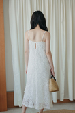 DAFFIE CAMISOLE DRESS (WHITE FLORAL) 